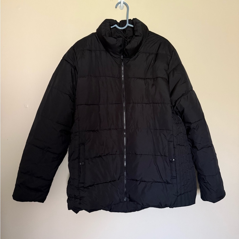 Old Navy Black Quilted Puffer Coat